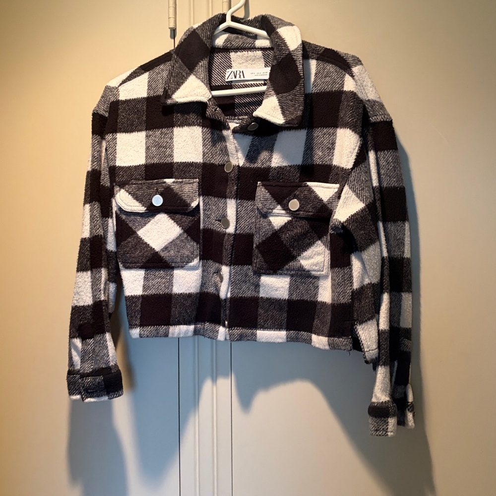 Zara Cropped Checkered Jacket - image 2